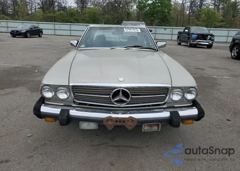 1985 Mercedes-Benz 380 Sl from USA, damaged, VIN WDBBA45C8FA035077